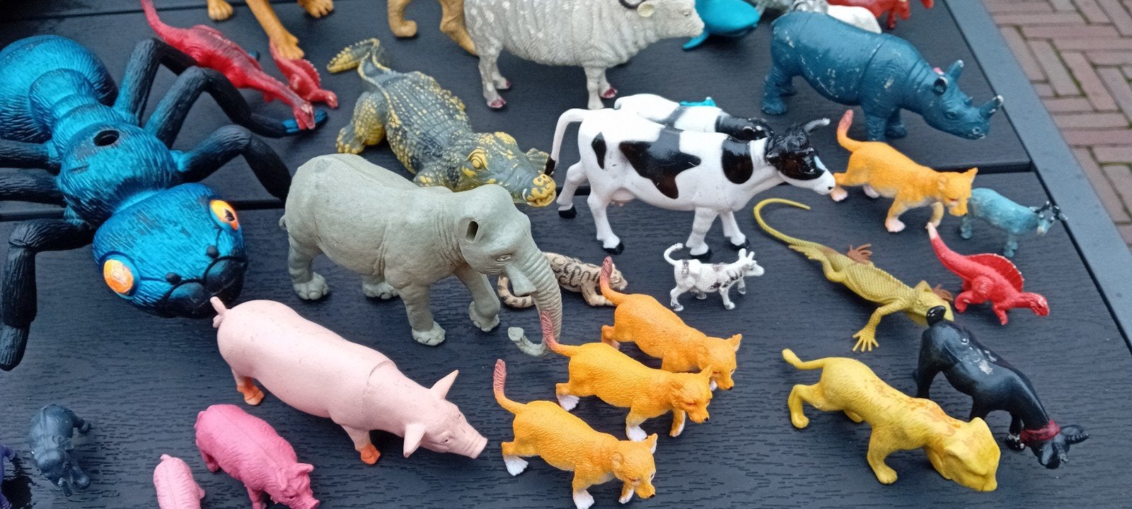 Grote collectie speelgoeddieren voor uren speelplezier, Kinderen en Baby's, Ophalen, Gebruikt