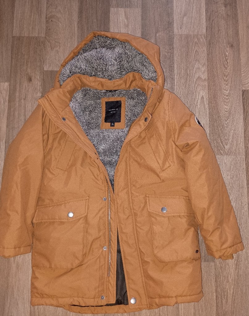 Winterjas maat 128, Kinderen en Baby's, Ophalen, Jongen of Meisje, Nieuw, NAME IT