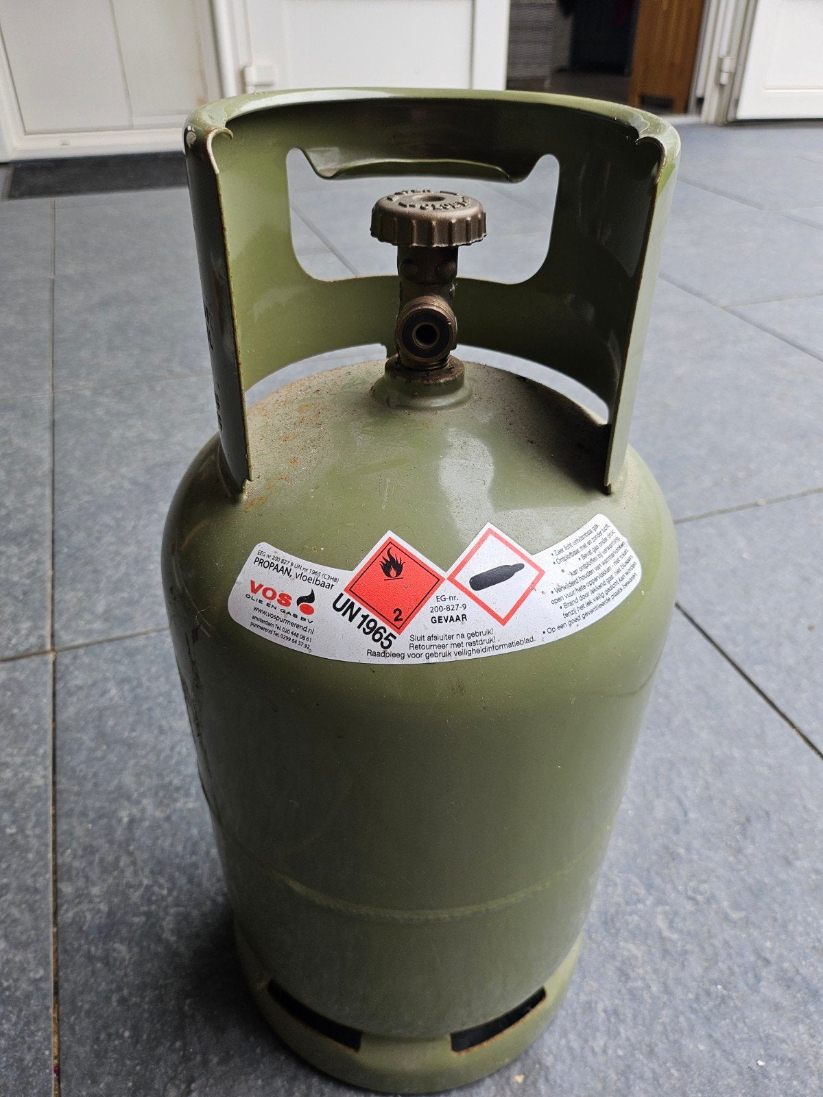 Volle propaan gasfles keuring tot 2025, Ophalen, Gebruikt, PL/GZWM S.A.