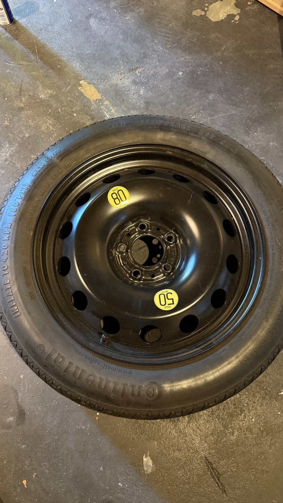 Tesla 5x120 thuiskomer nieuw, Ophalen, Zo goed als nieuw