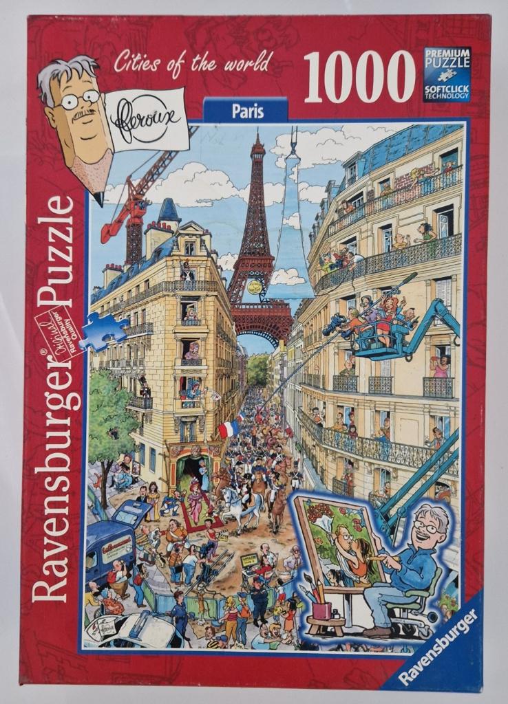 Puzzel Fleroux Parijs - 1.000 stukjes - Z.G.A.N., Ophalen of Verzenden, 500 t/m 1500 stukjes, Zo goed als nieuw, Legpuzzel