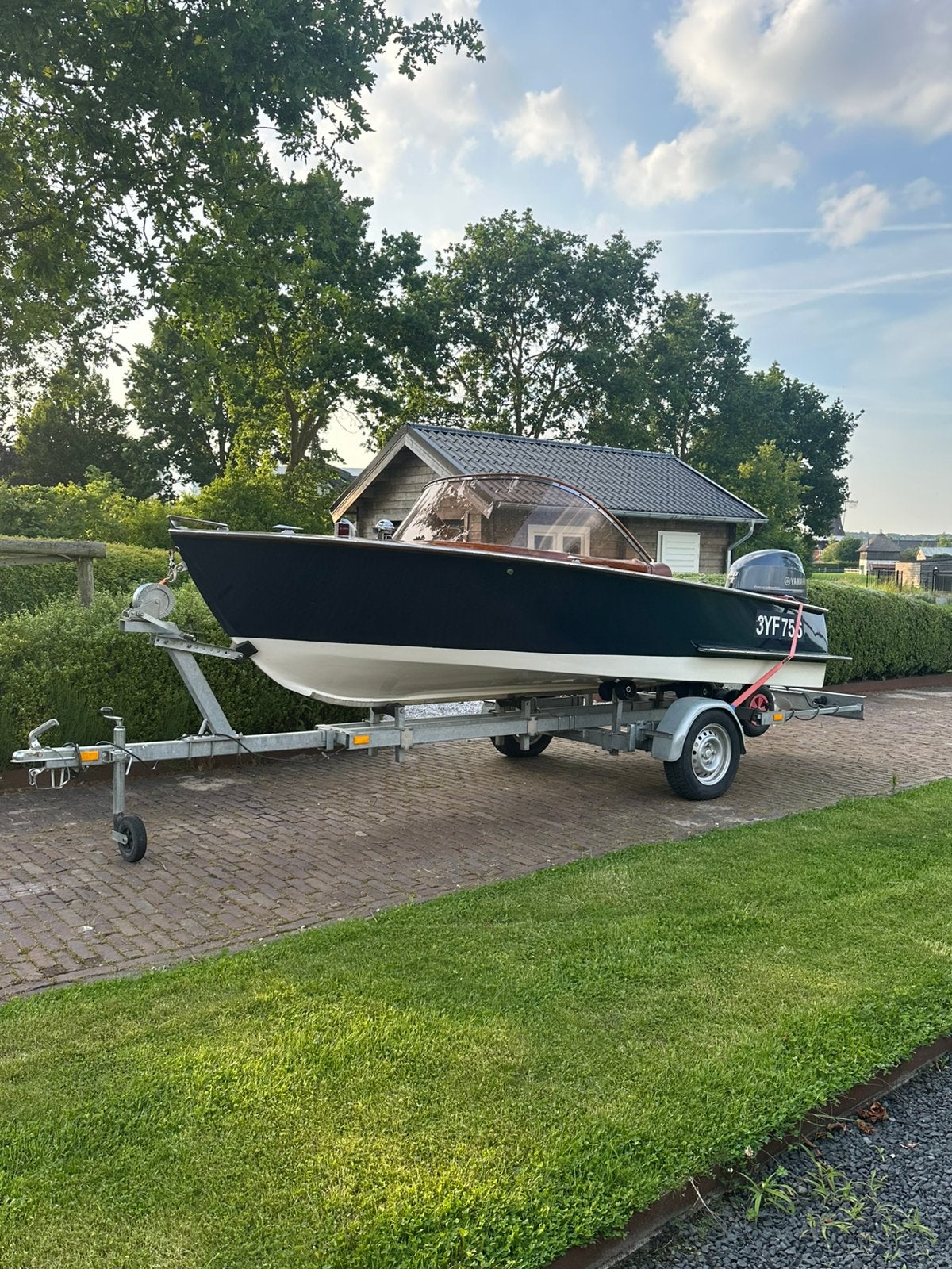 Klassieke nette speedboot 40pk yamaha 135 vaaruren!, Watersport en Boten, Speedboten, Overige merken, Viertaktmotor, 5 m, Ophalen of Verzenden