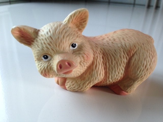 Beeldje varkentje - VARKEN - big - Nieuw! - boerderij dier, Verzamelen, Beelden en Beeldjes, Ophalen of Verzenden, Nieuw, Dier