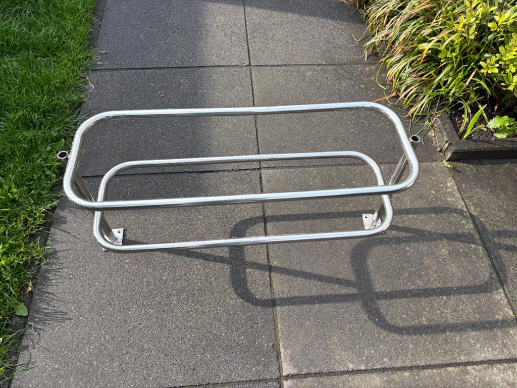 RVS Fenderhouder voor dekmontage - 70x25 cm, Ophalen, Gebruikt, Overige typen