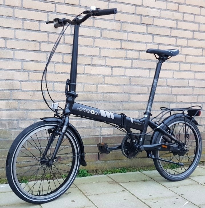 Nette vouwfiets Dahon vitesse 7 speed zwart nog als nieuw., 20 inch of meer, Velgrem, Versnellingen, Ophalen of Verzenden