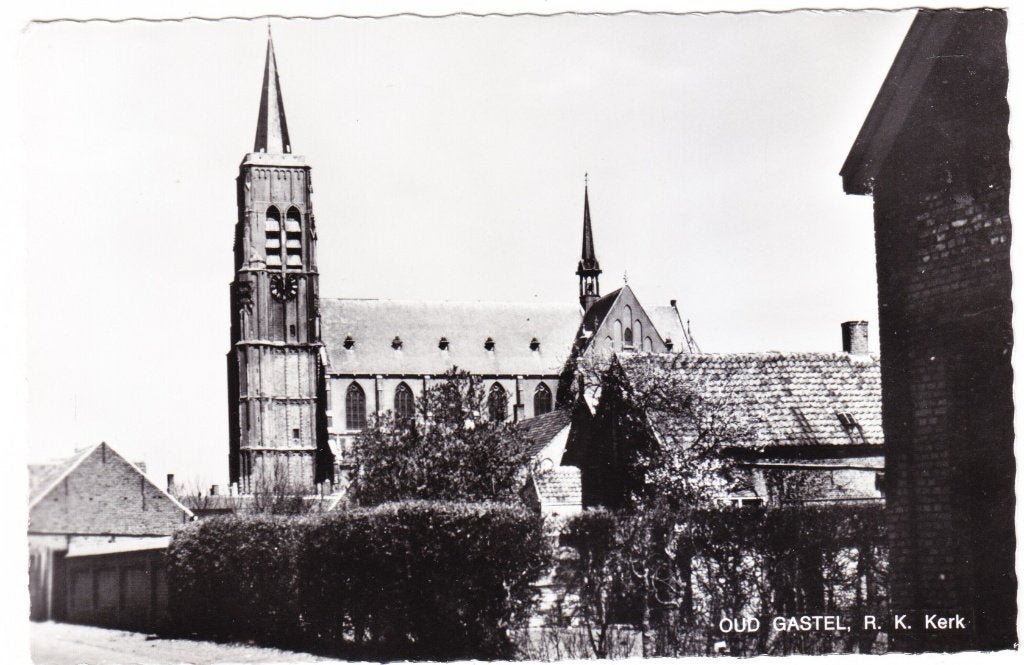 Oud Gastel - R.K. Kerk, Verzenden, 1960 tot 1980, Ongelopen, Noord-Brabant