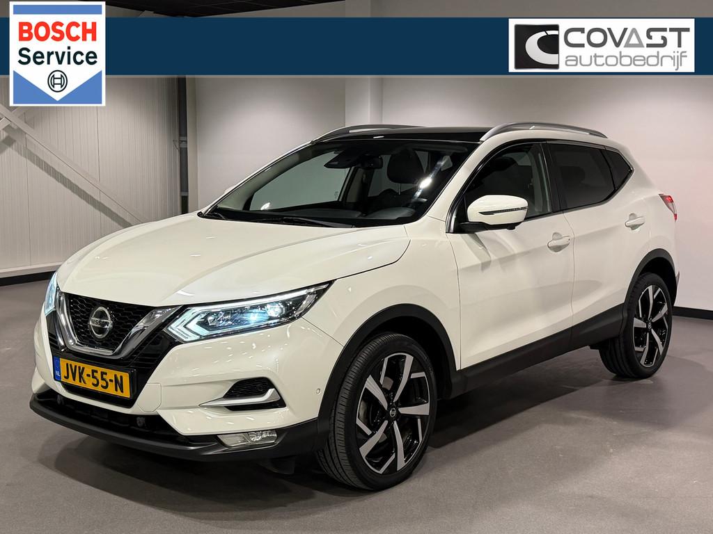 Nissan Qashqai 1.3 DIG-T Tekna Navigatie|Camera|Pano-dak|Sto, Automatische klimaatregeling, 687 kg, Gebruikt, 4 cilinders