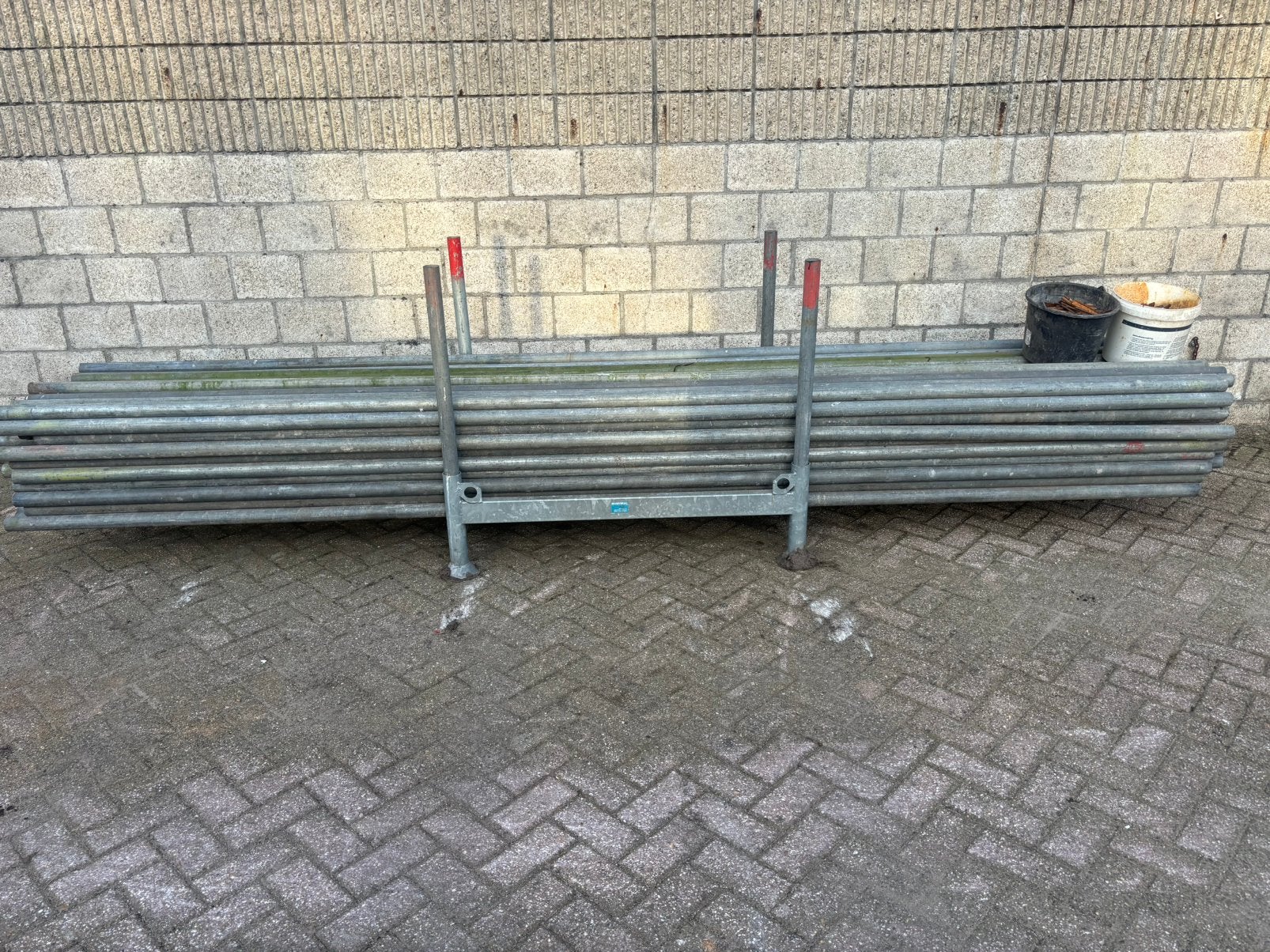 Steigerbuizen 400 cm / 4 meter - Steigerbuis - Steiger, Ophalen, Gebruikt, Gevelsteiger, 2 tot 5 meter