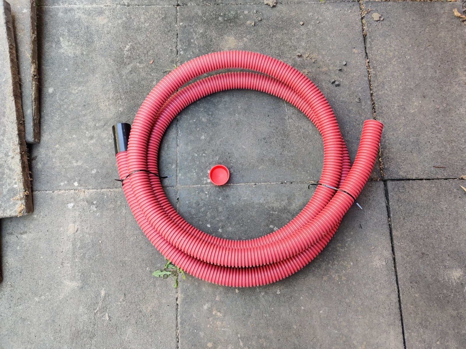 Flexibele buis voor elektra - Rood, 50mm, Ophalen, Overige materialen, Overige typen, 4 tot 6 meter