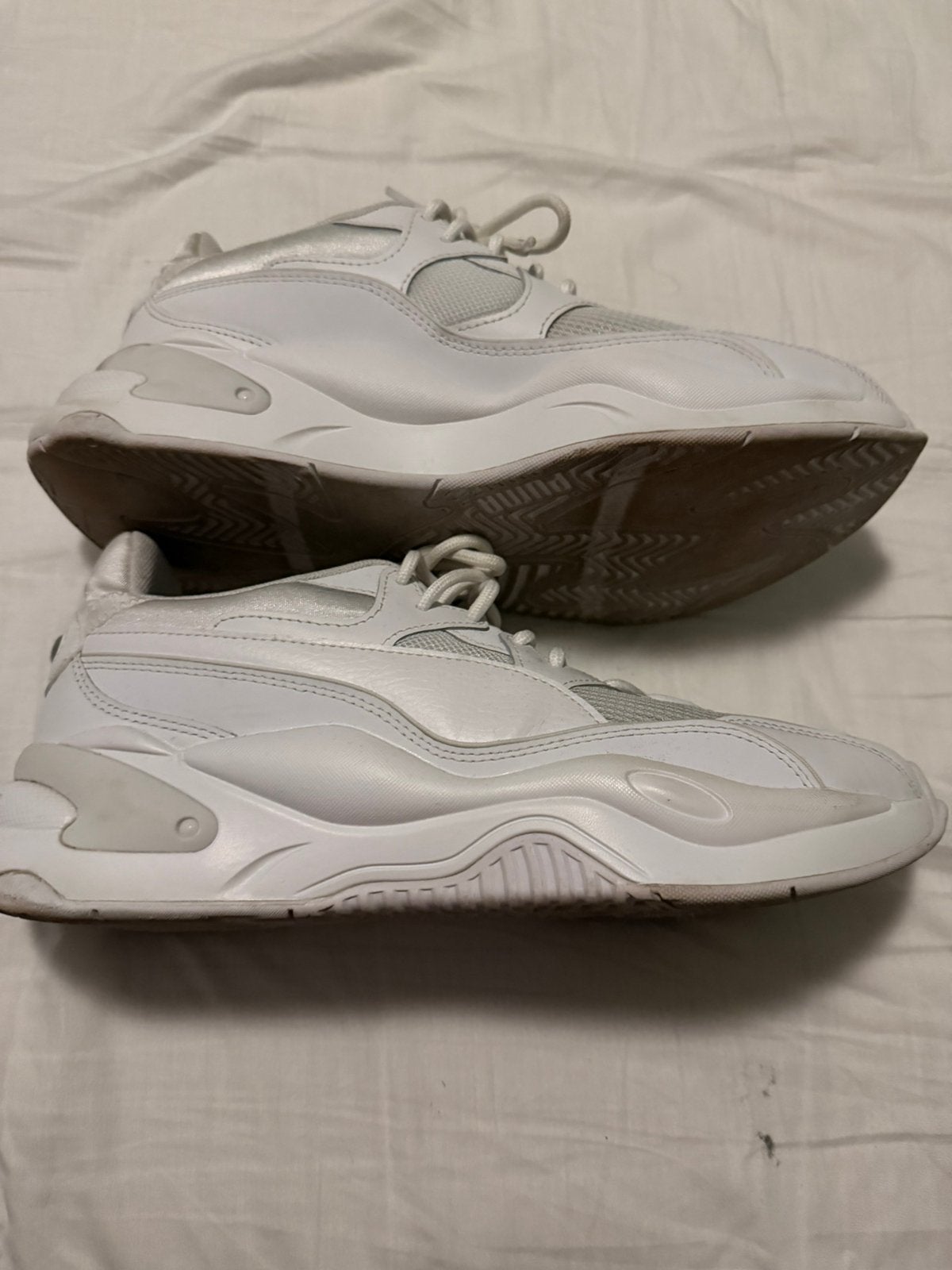 Puma sneakers maat 41, Ophalen of Verzenden, Gedragen, Wit