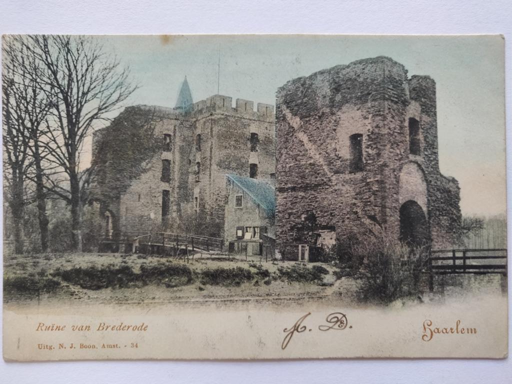 X1950 Haarlem, Verzamelen, Ansichtkaarten | Nederland, Noord-Holland, Voor 1920, Ophalen of Verzenden