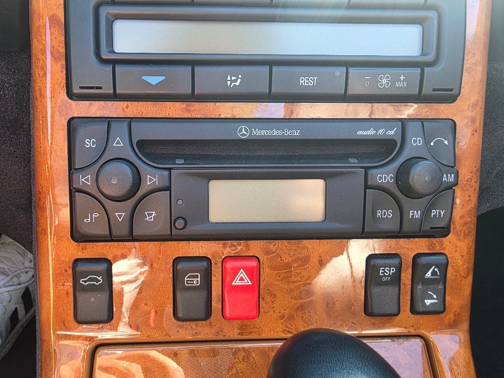 Audio 10 cd radio met bluetooth R129 Mercedes SL, Ophalen, Zo goed als nieuw