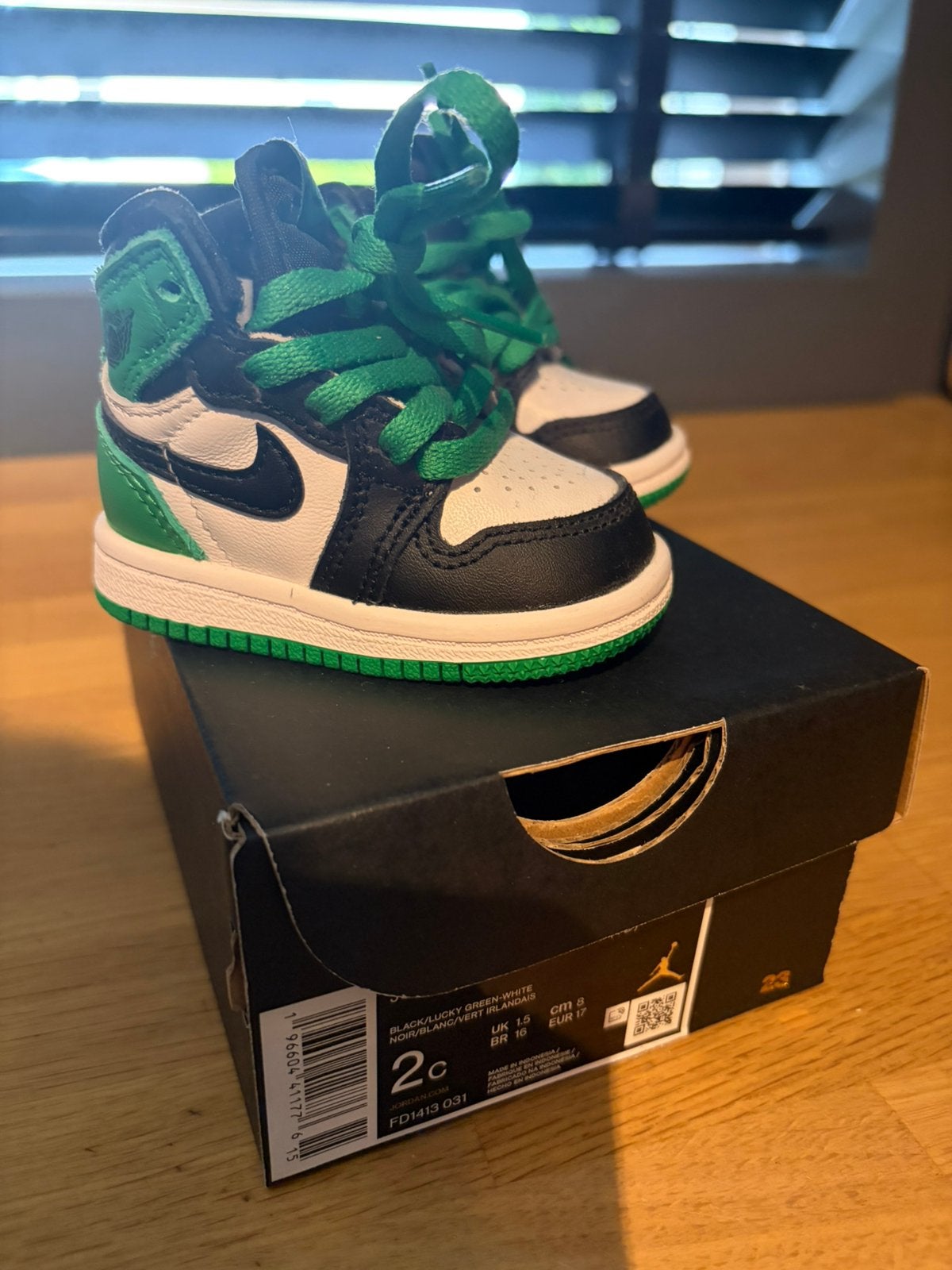 NIKE JORDAN 1 RETRO HIGH IG(TD) mt 17, Ophalen of Verzenden, Zo goed als nieuw, Jongetje of Meisje, Schoentjes