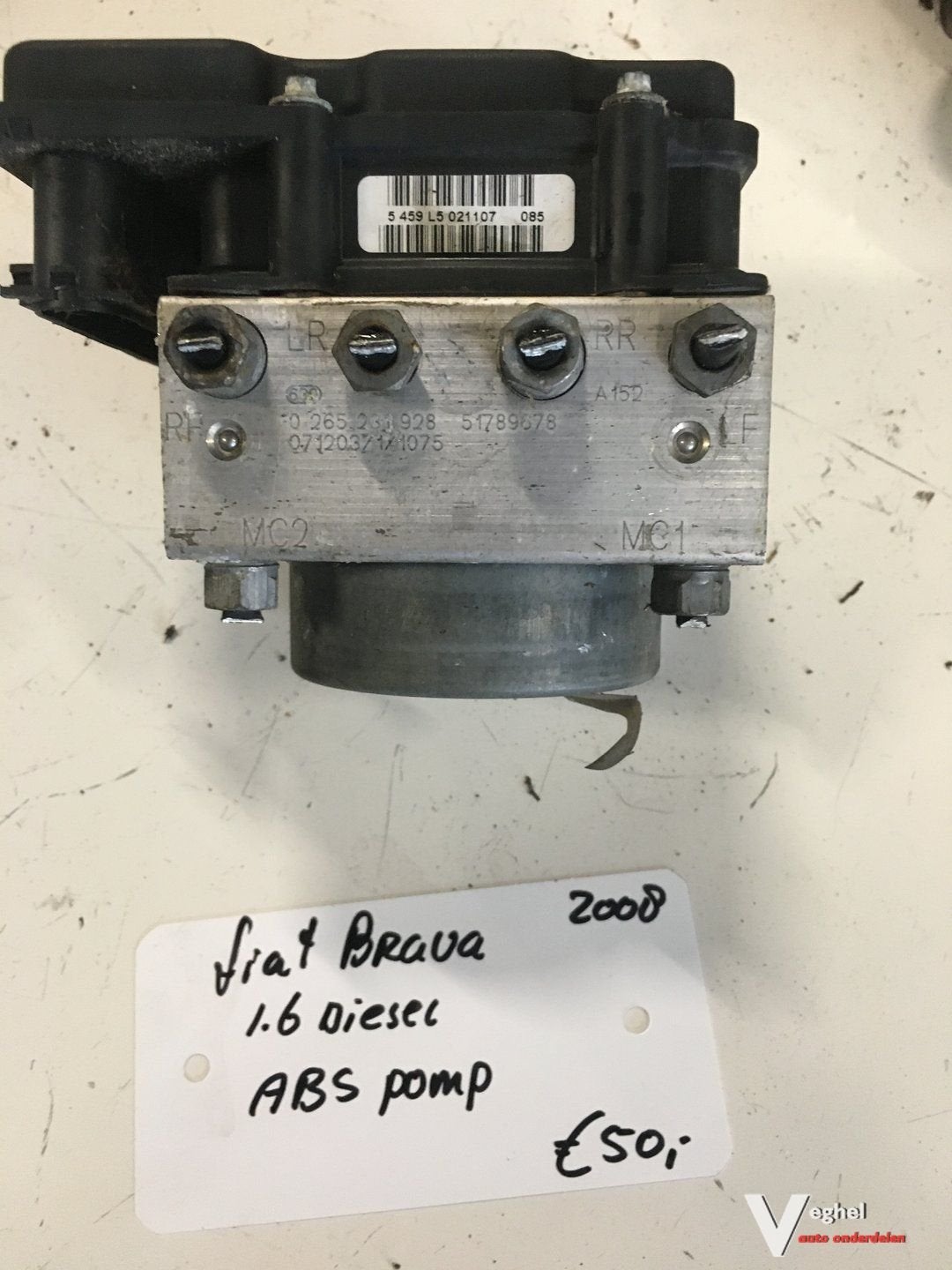 Fiat Bravo 1.6 diesel  2008  ABS Pomp, Gebruikt, -, -, Ophalen of Verzenden