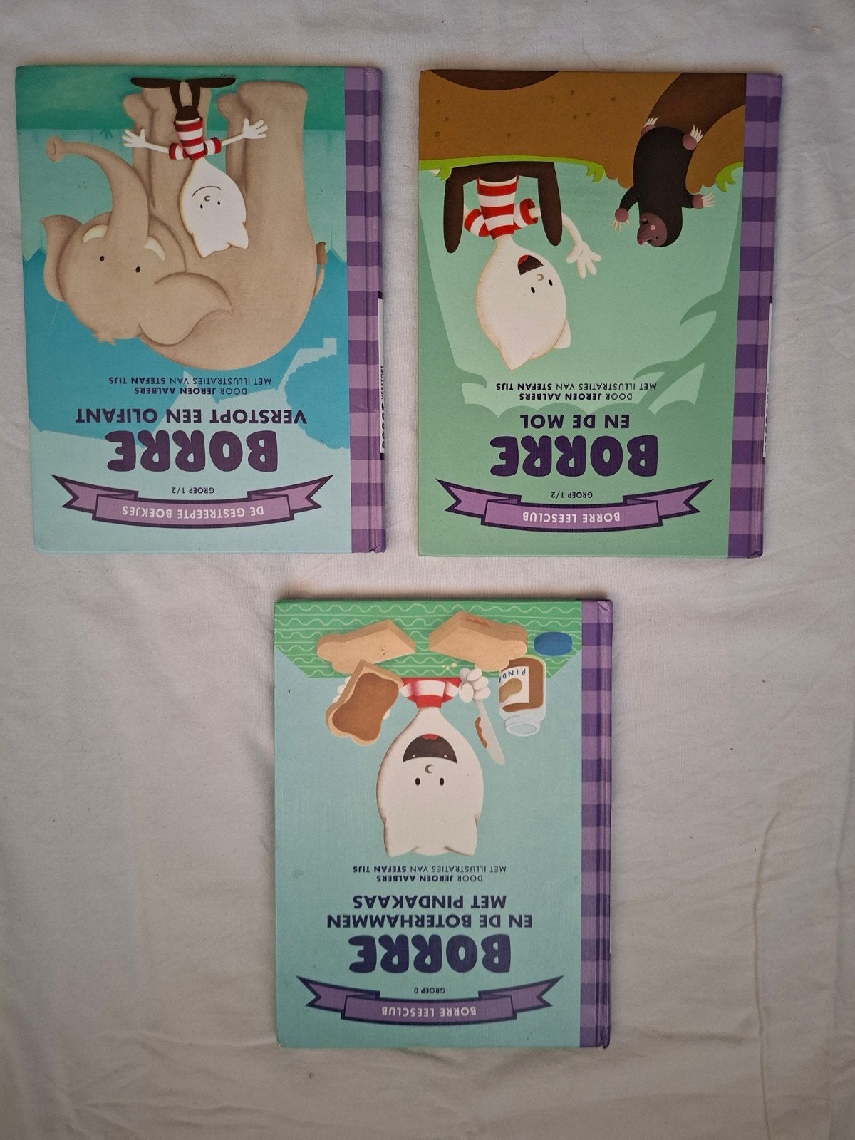 Borre leesclub boekjes - leren lezen (3 stuks), Boeken, Ophalen, Gelezen, Jeroen Aalbers, Fictie algemeen