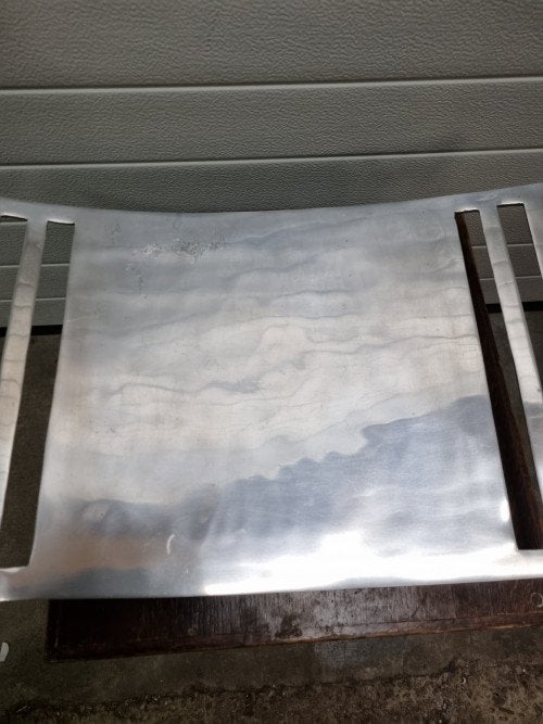 -	Schaal/ tijdschriften houder aluminium groot, Ophalen of Verzenden, 'T Olde Gre-j, Info@toldegrej.nl, Endepoelstraat 20f Didam
