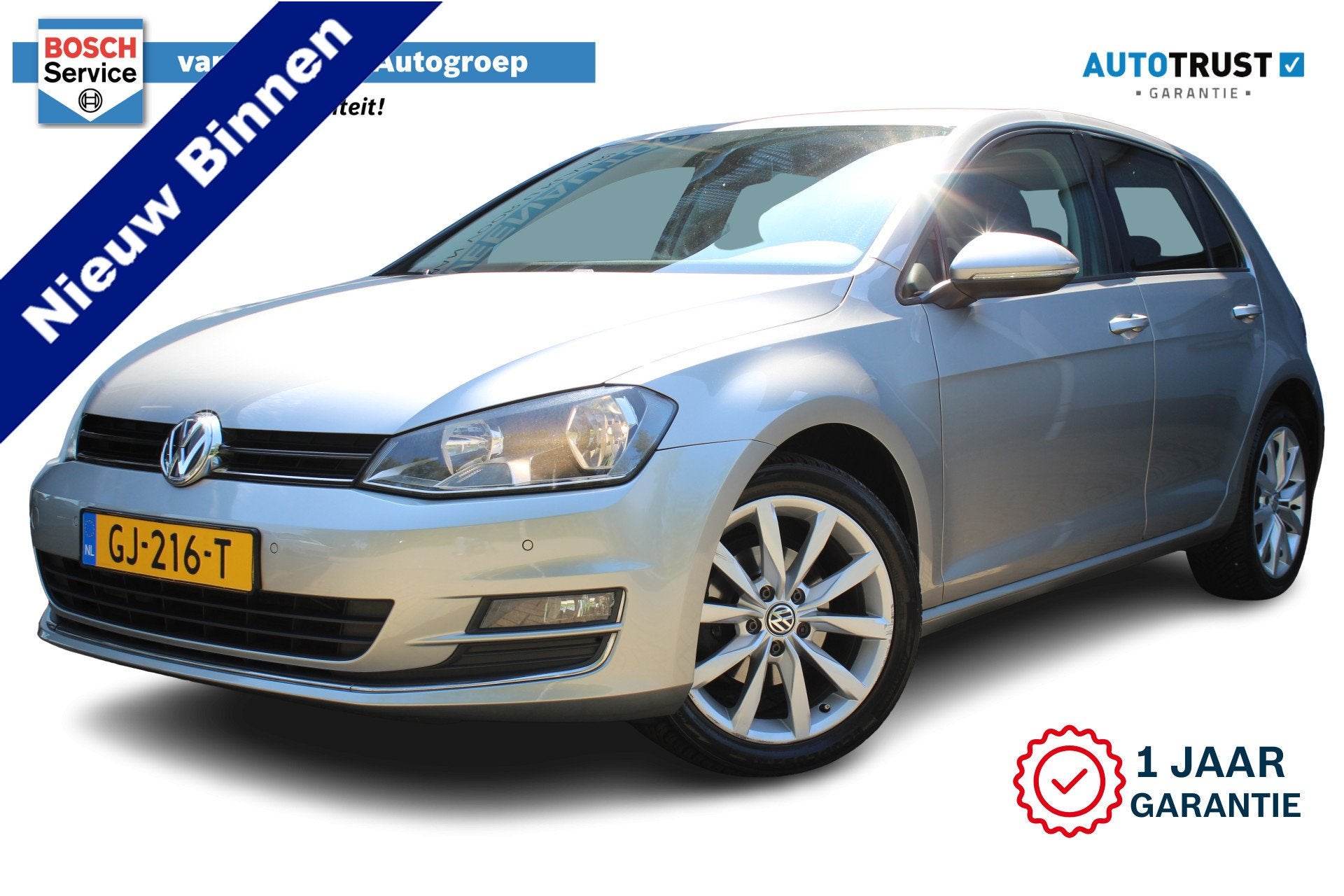 Volkswagen Golf 1.2 TSI Business Edition | Incl. 12 maanden, Voorwielaandrijving, Euro 5, Gebruikt, Zwart