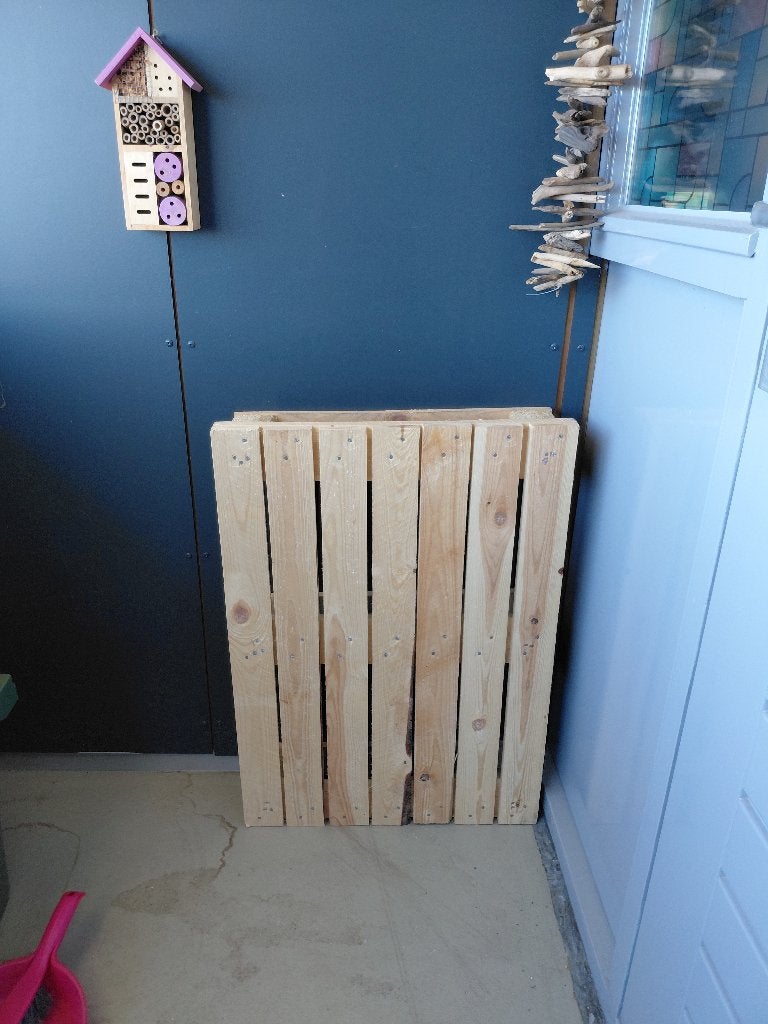 kleine pallet gratis, Ophalen, Minder dan 25 mm, Zo goed als nieuw, Minder dan 200 cm