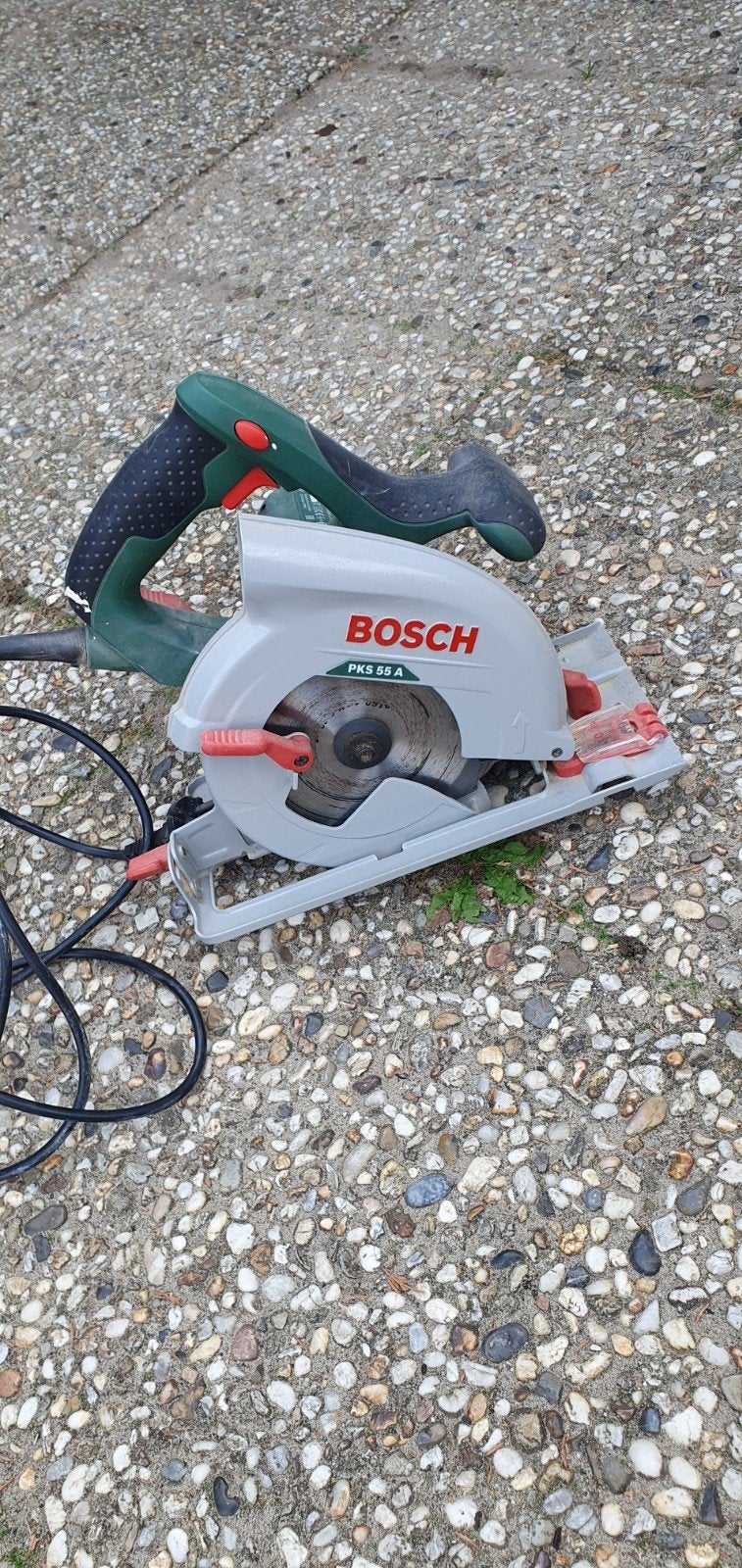 Bosch PKS 55 A Cirkelzaag - Krachtig en Betrouwbaar, Ophalen, Gebruikt, Cirkelzaag, 600 tot 1200 watt