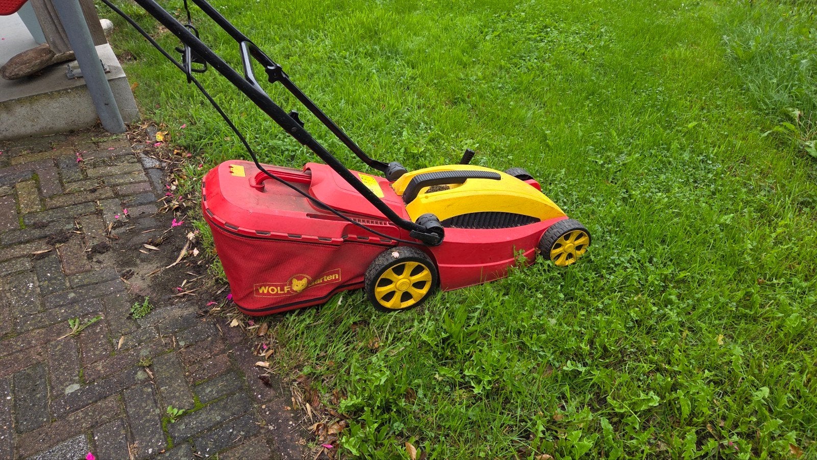 Wolf Garten Elektrische Grasmaaier, Tuin en Terras, Ophalen, Cirkelmaaier, Elektrische grasmaaier, Opvangzak
