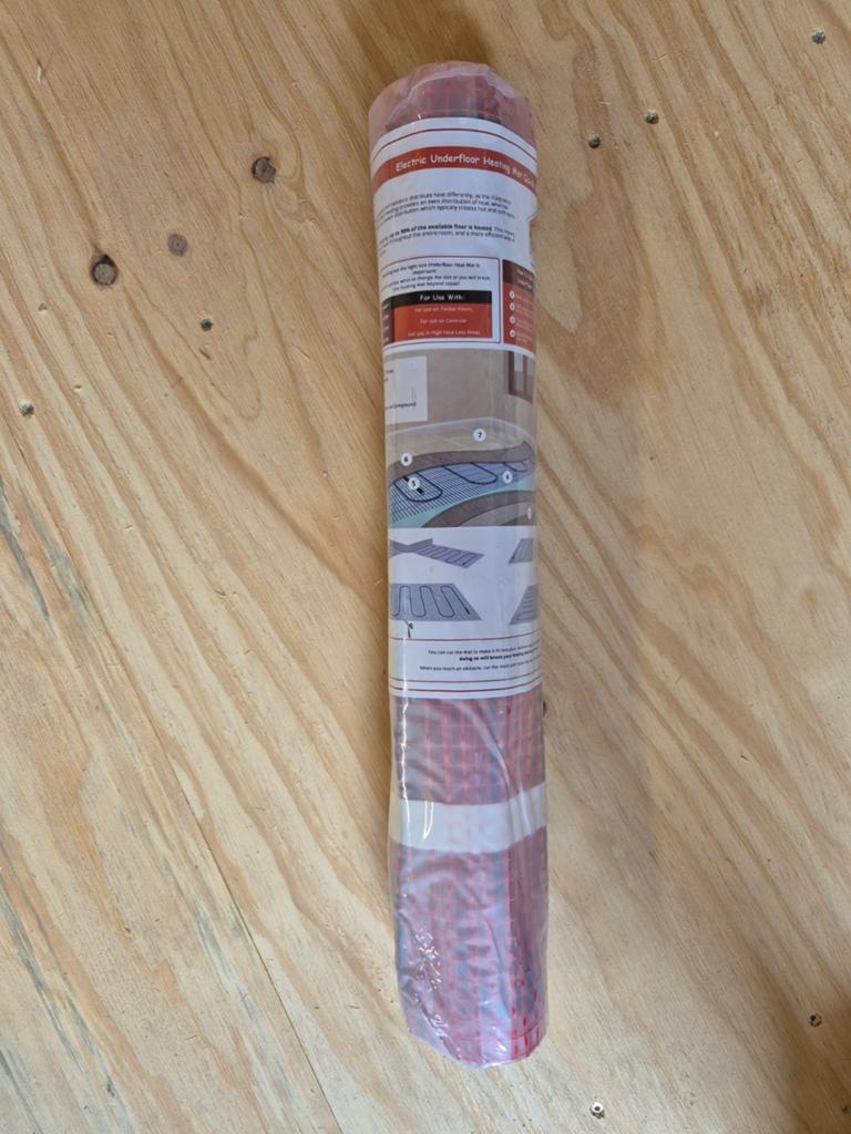Elektrische Vloerverwarmingsmat 1m² - 150W/m², Doe-het-zelf en Verbouw, 30 tot 80 cm, Radiator, Nieuw, Minder dan 60 cm