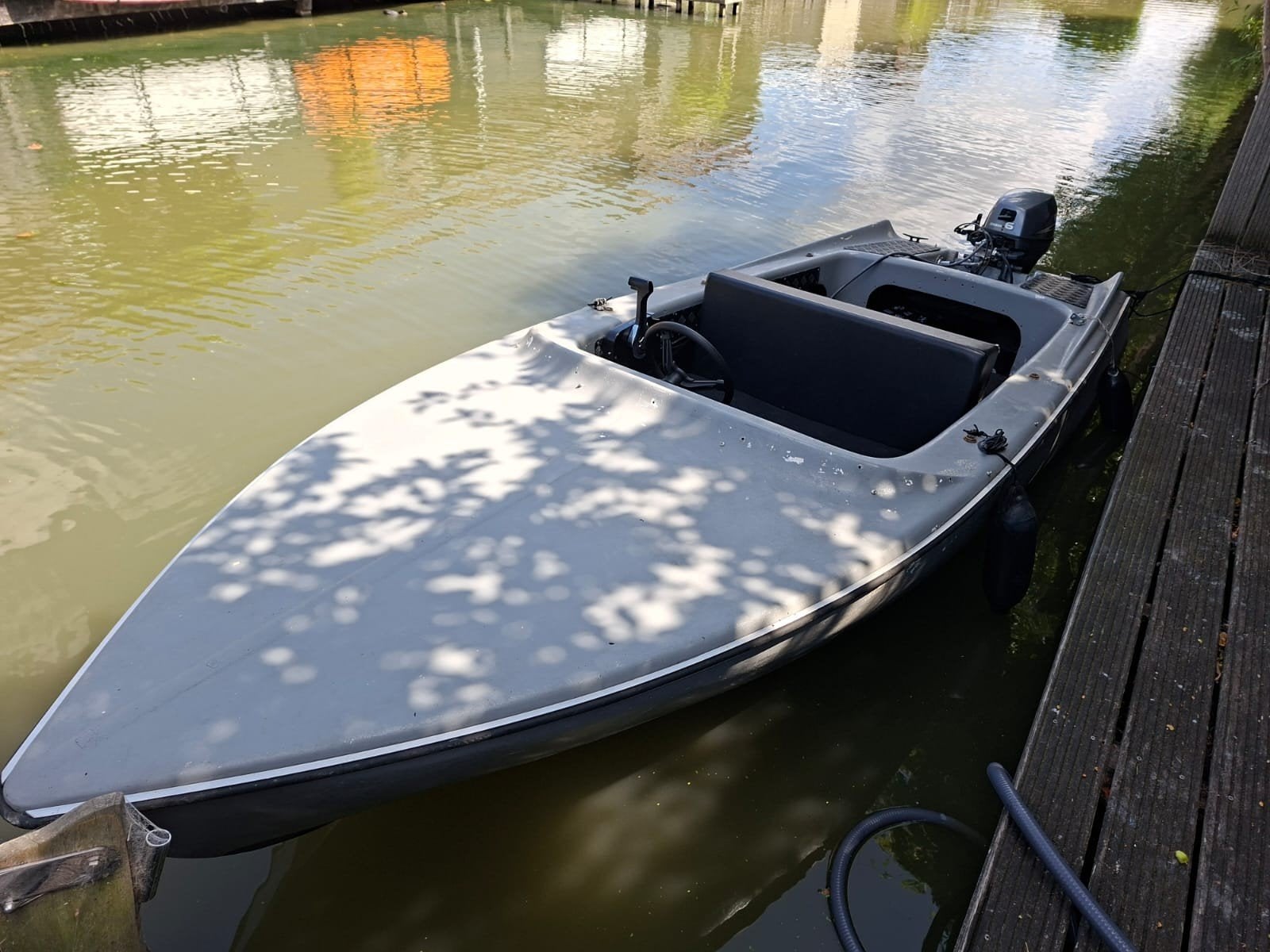 Nette speedboot incl. 6 pk Yamaha 4 takt elektrische start, Watersport en Boten, Speedboten, Ophalen, Elektrische start