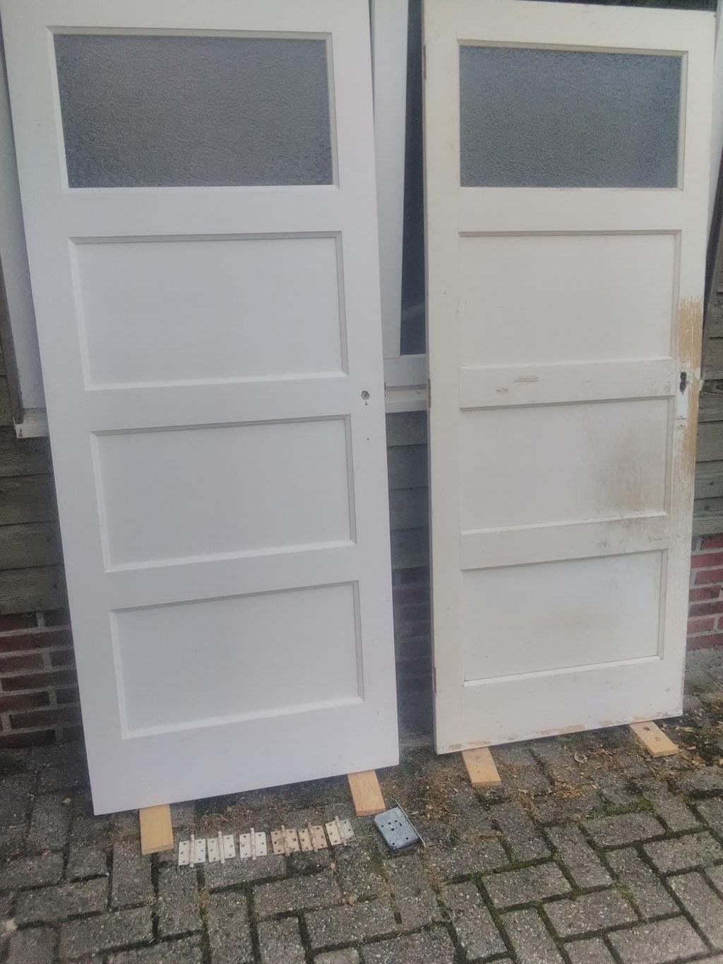 Paneeldeuren, Ophalen, Gebruikt, 80 tot 100 cm, Binnendeur