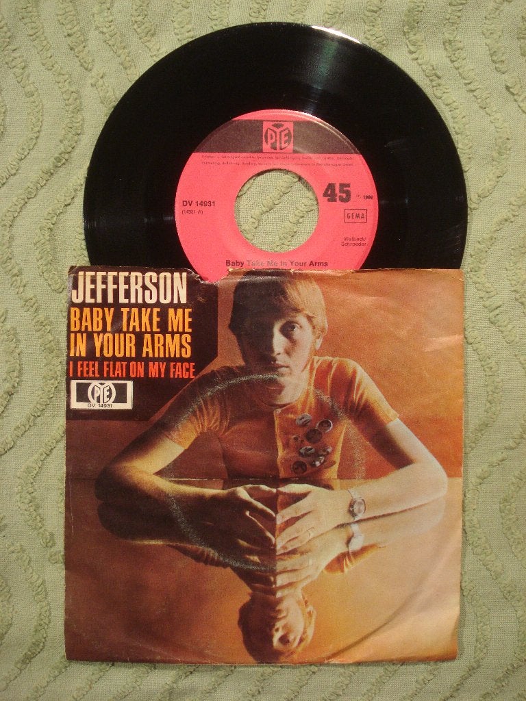 Jefferson 7" Vinyl Single: ‘Baby take me in your arms’ (D), Ophalen of Verzenden, Gebruikt, Pop