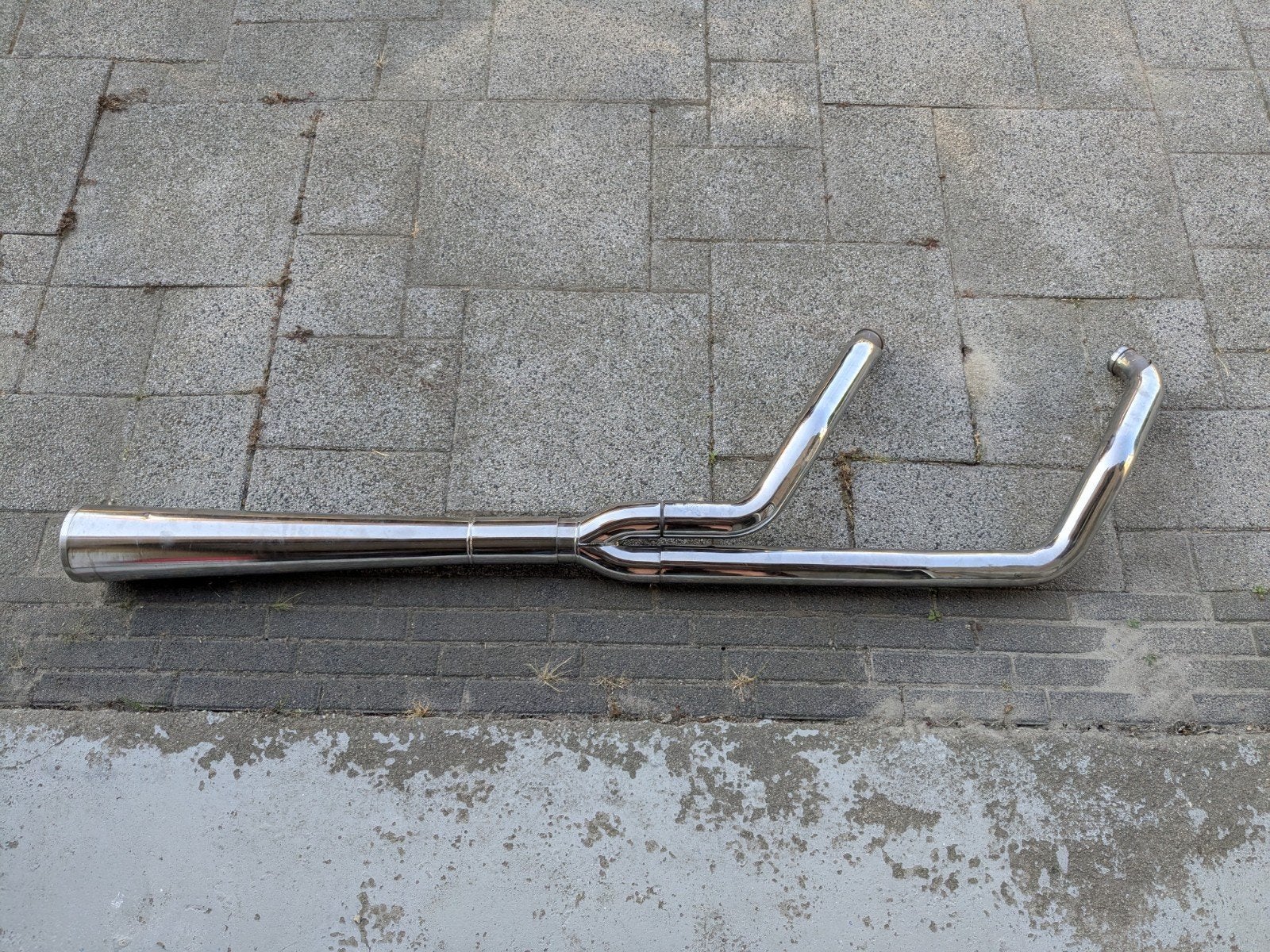 Vance & Hines 2/1 uitlaat voor Twincam Touring model, Motoren, Onderdelen | Harley-Davidson, Ophalen of Verzenden, Gebruikt