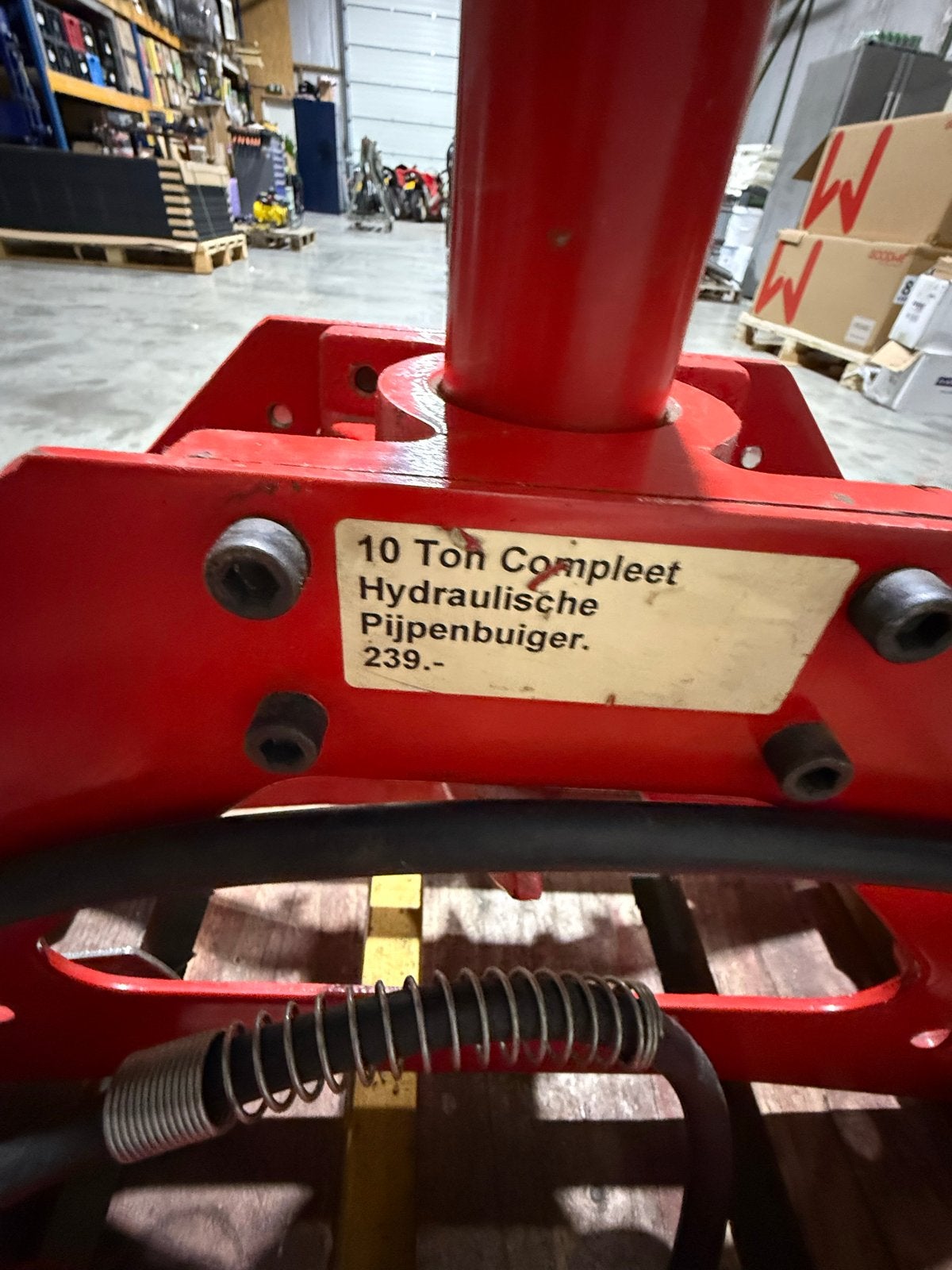 Hydraulische Pijpenbuiger 10 Ton, Ophalen, Gebruikt