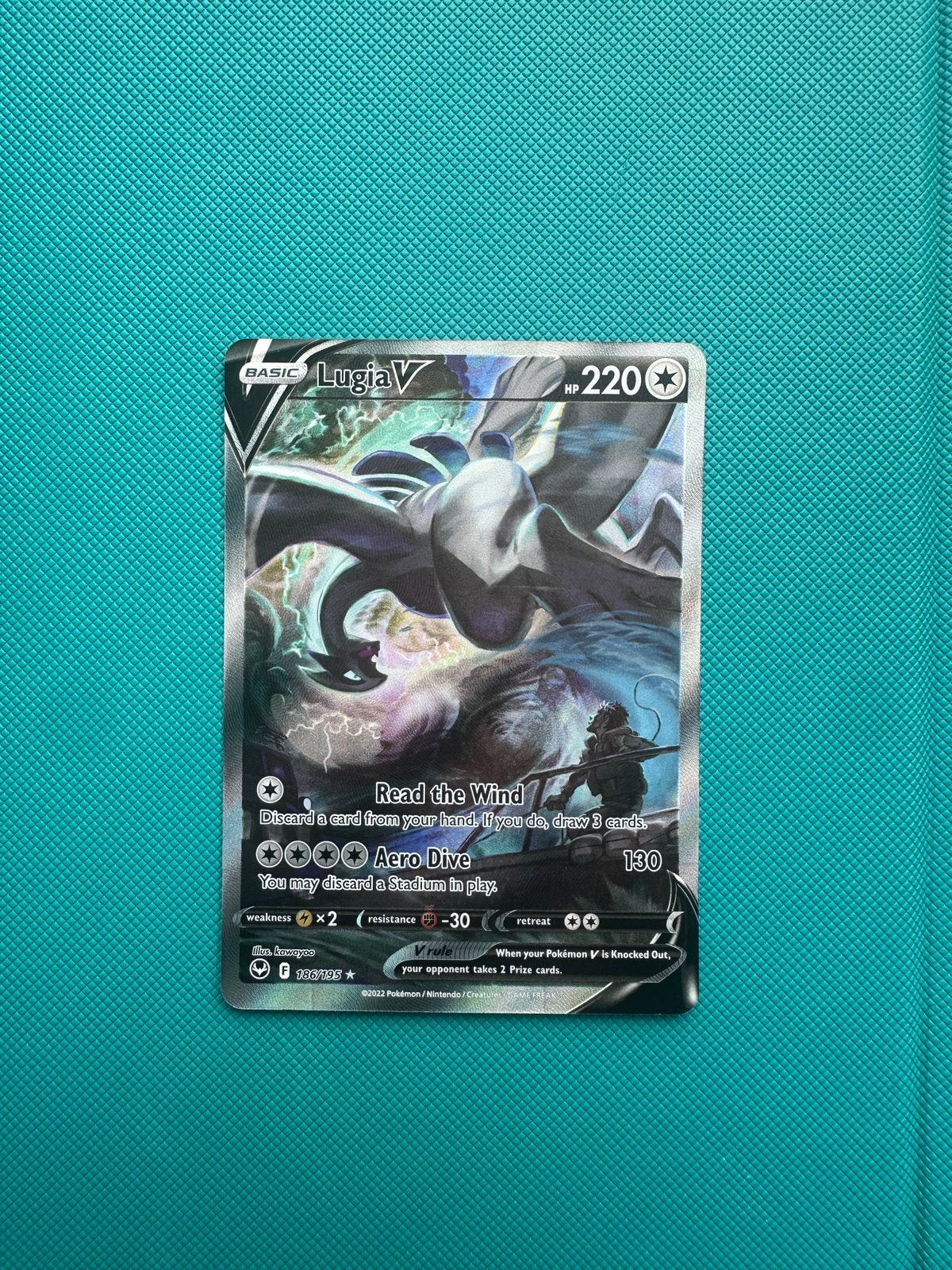 Lugia V (SIT 186) near mint - engels pokemon, Ophalen, Nieuw, Losse kaart