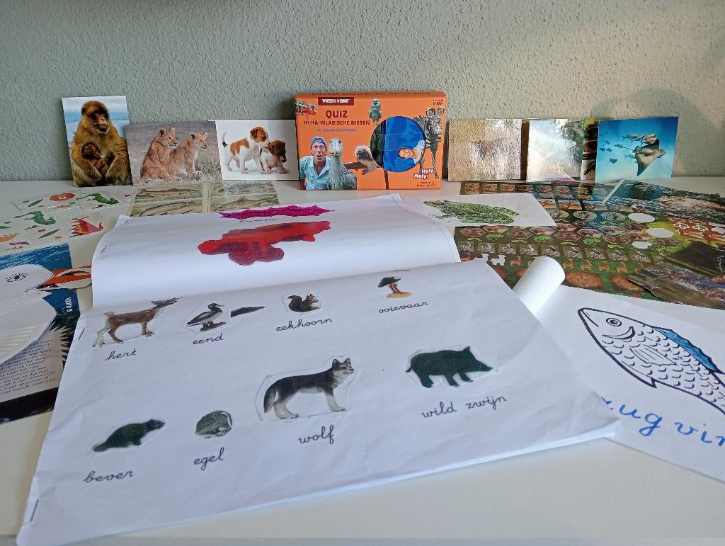 Freek Vonk dierenquize mét extra dierenplaatjes!, Ophalen of Verzenden, Zo goed als nieuw, Ontdekken, Met geluid