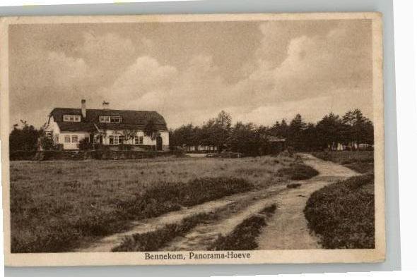 Bennekom Panorama hoeve st 1932, Verzenden, 1920 tot 1940, Gelopen, Gelderland
