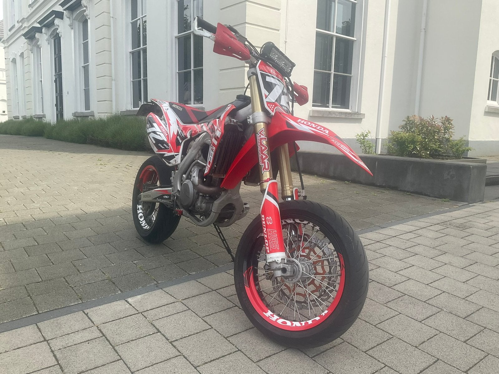 Crf450r 2015 supermoto, Fietsen en Brommers, Minibikes, Midibikes en Pitbikes, Ophalen, Zo goed als nieuw, Overige typen