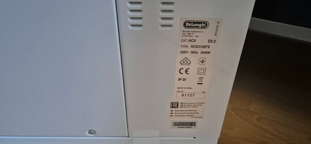 electrisch kacheltje, Ophalen, 30 tot 80 cm, Gebruikt, Hoog rendement (Hr)