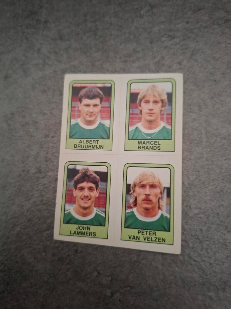 Panini sticker Voetbal 86. Spelers RKC Waalwijk., Verzenden, Zo goed als nieuw, Sticker