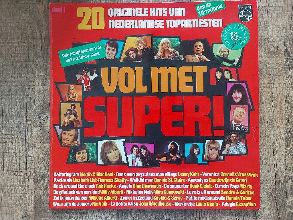 LP Vol met Super / Various artists, LP, Gebruikt, Ophalen of Verzenden, Pop