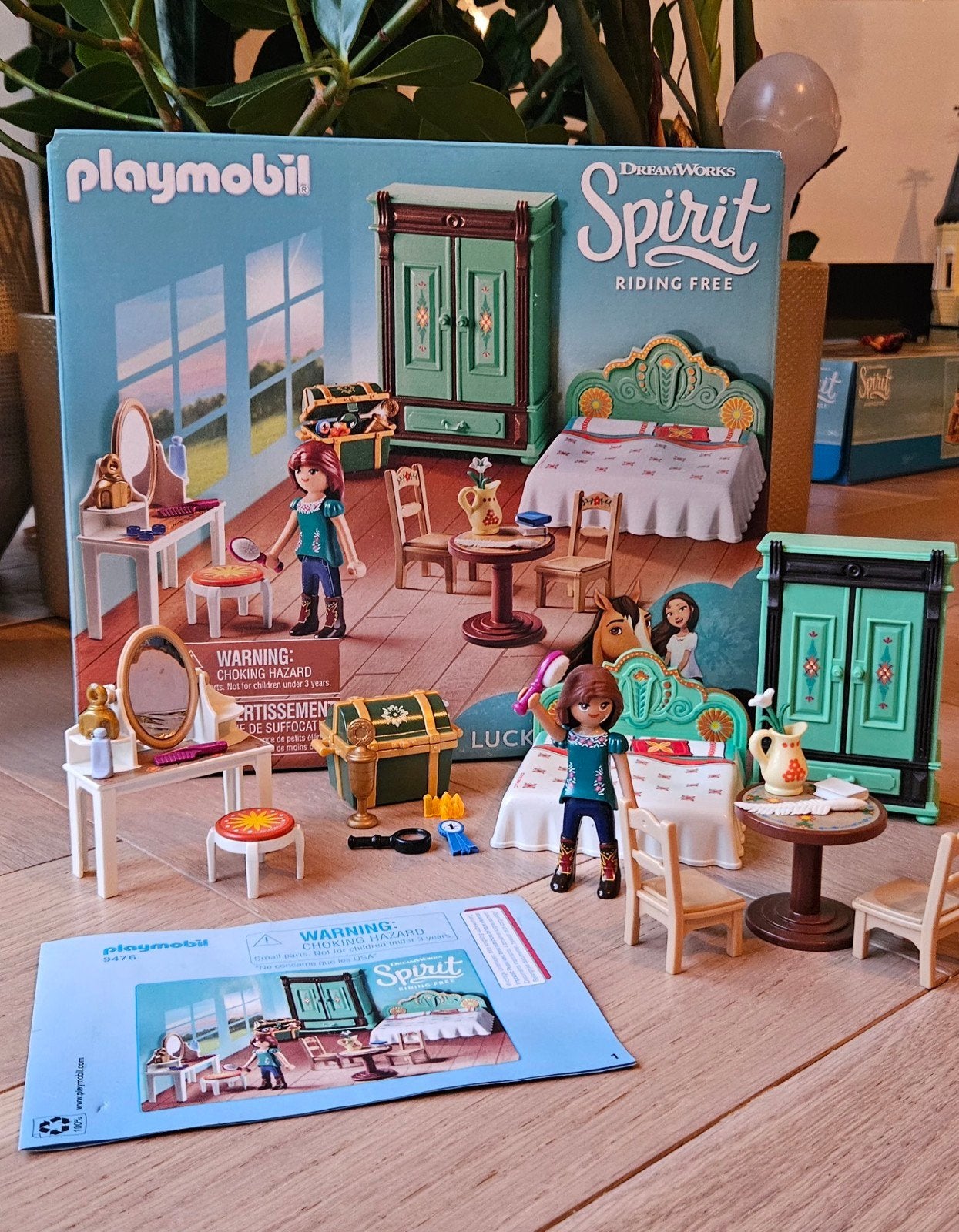 Playmobil 9476 Spirit Lucky's Slaapkamer, Gebruikt, Complete set, Overige typen, Ophalen of Verzenden