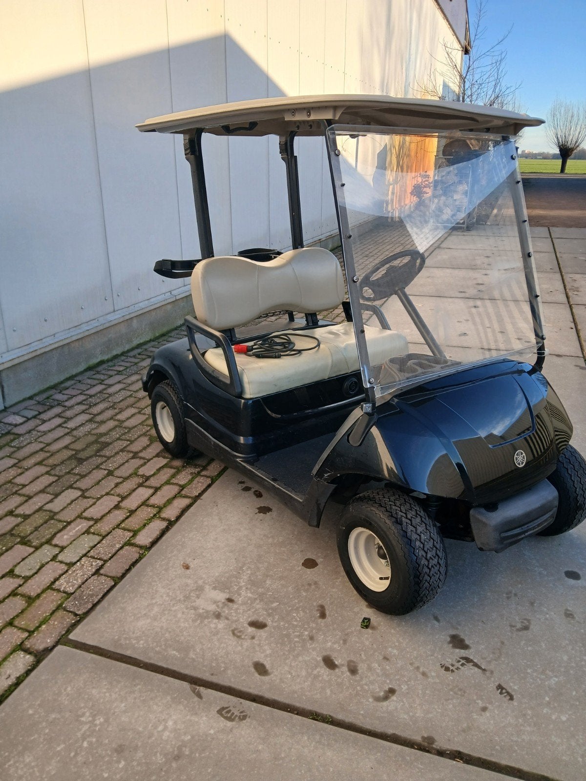 Yamaha golfkar YDRE elektrisch goed onderhouden, Sport en Fitness, Golf, Ophalen, Gebruikt, Golfkar, Overige merken