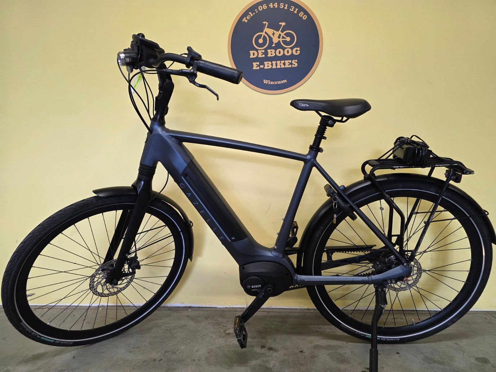 gazelle Ultimate elektrische herenfiets met bosch, Fietsen en Brommers, Ophalen, Zo goed als nieuw, Nvt, Gazelle
