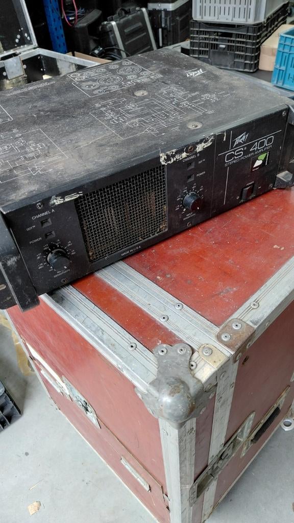Peavey CS 400 Stereo Power Amplifier - Werkt prima, Muziek en Instrumenten, Versterkers | Keyboard, Monitor en PA, Ophalen of Verzenden
