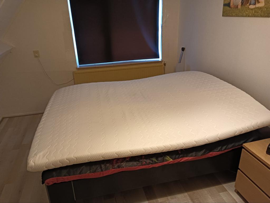 Topper 2 persoons bed, Ophalen, Zo goed als nieuw, Tweepersoons
