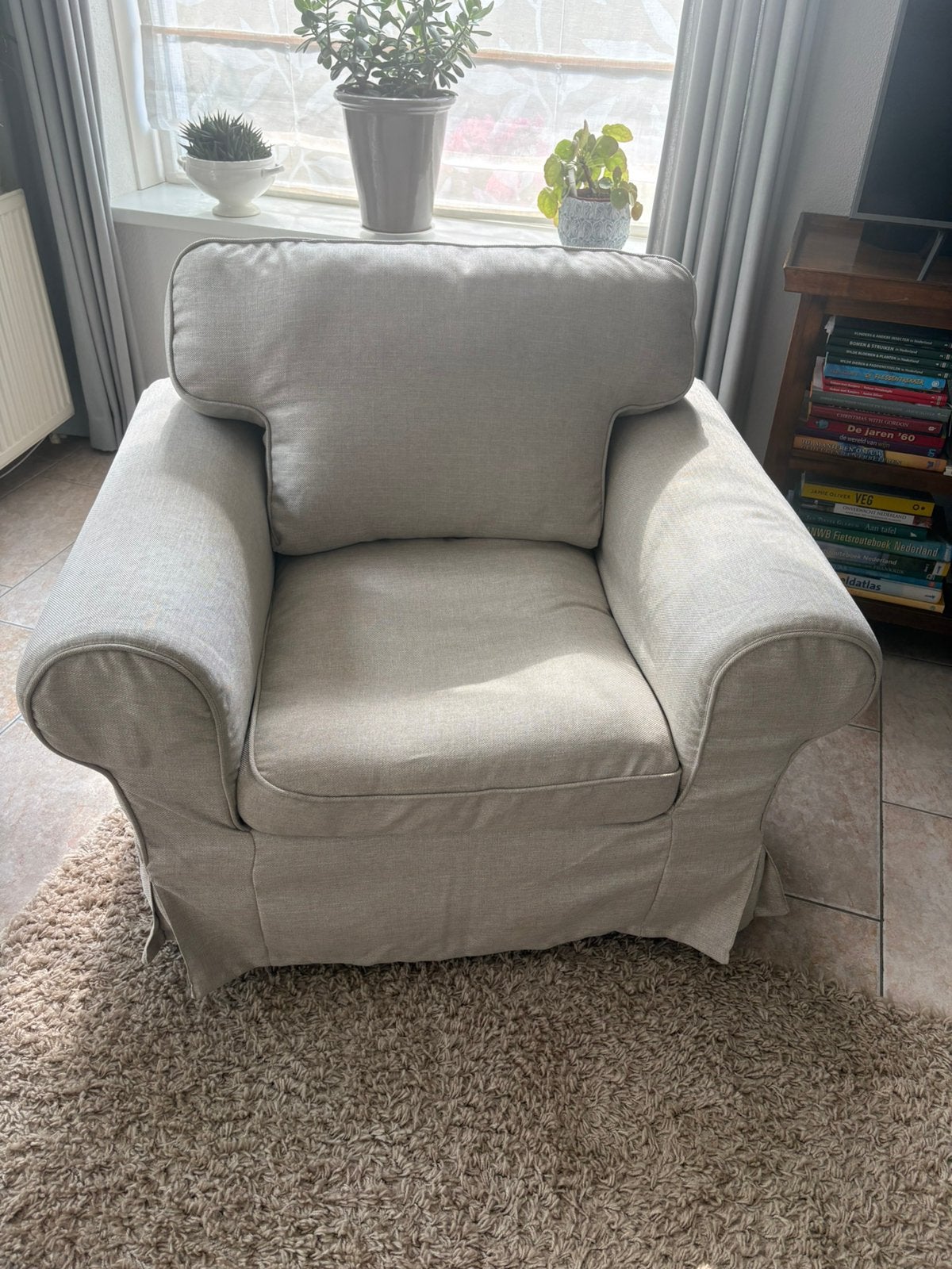 IKEA fauils Ektorp, Huis en Inrichting, Ophalen, 75 tot 100 cm, Zo goed als nieuw, 75 tot 100 cm