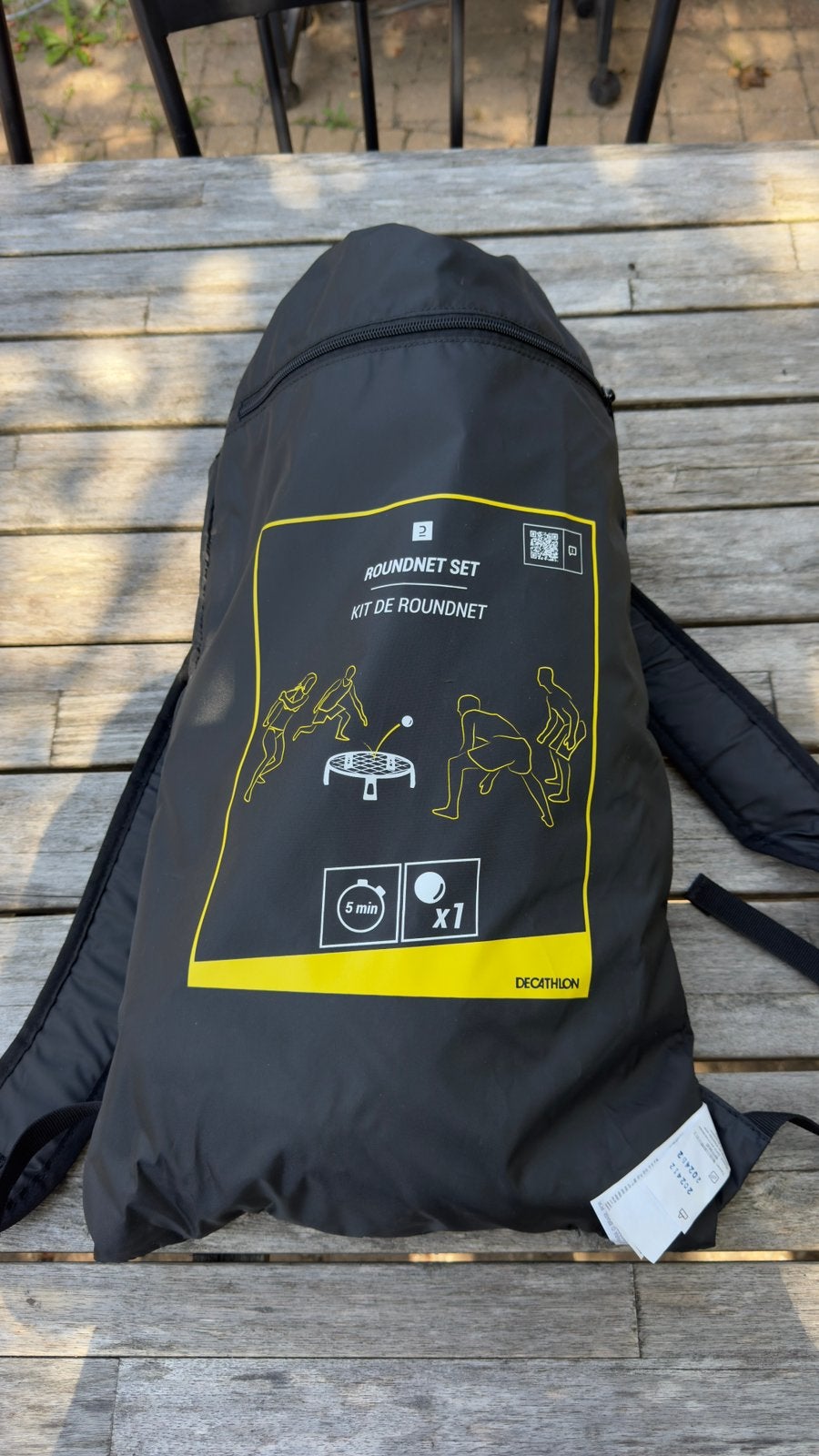 Decathlon roundnet set één keer gebruikt, Ophalen, Zo goed als nieuw