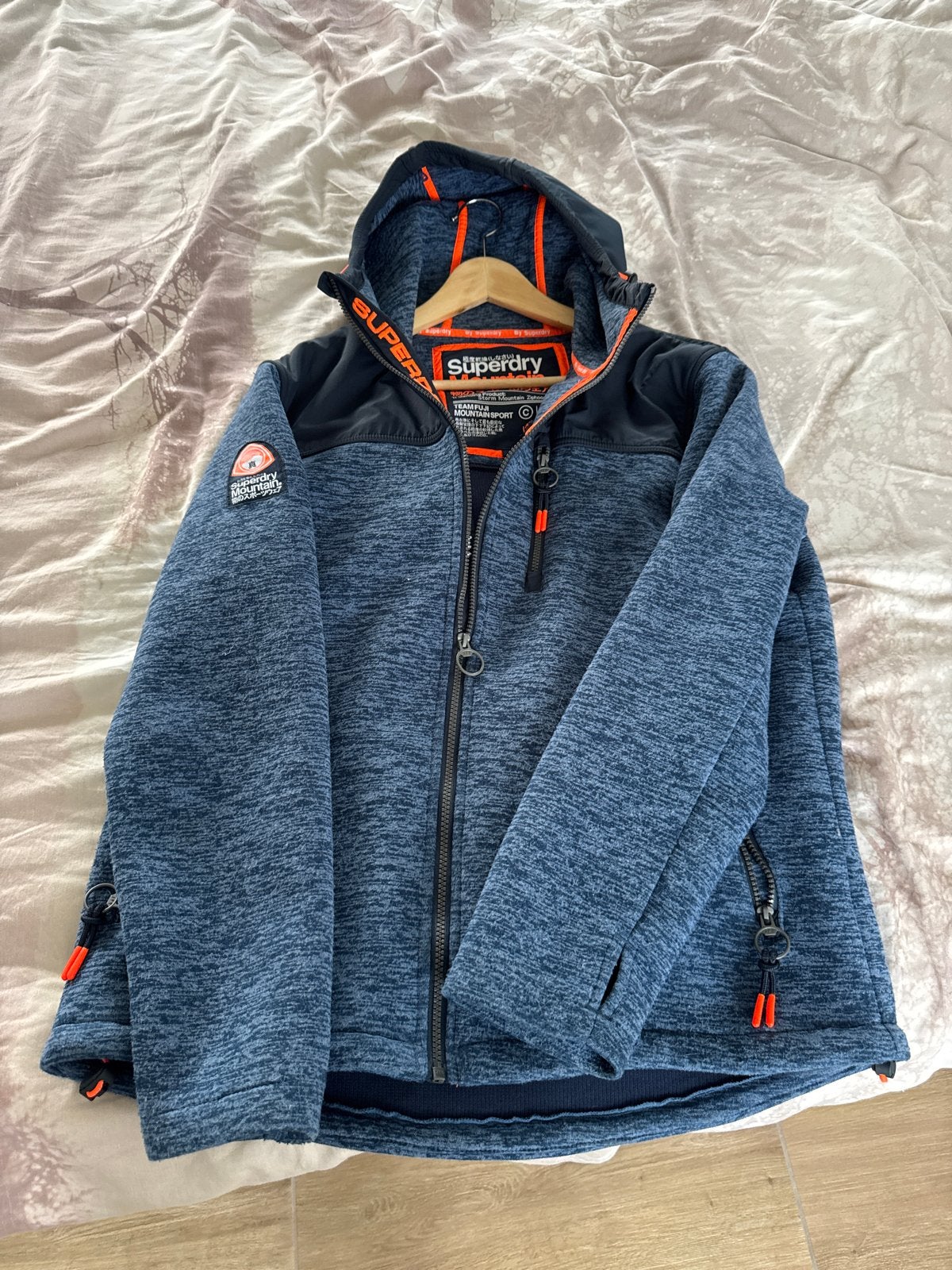 Superdry Mountain Sport Jas - Maat 2XXL, Ophalen of Verzenden, Zo goed als nieuw, Maat 38/40 (M), Blauw