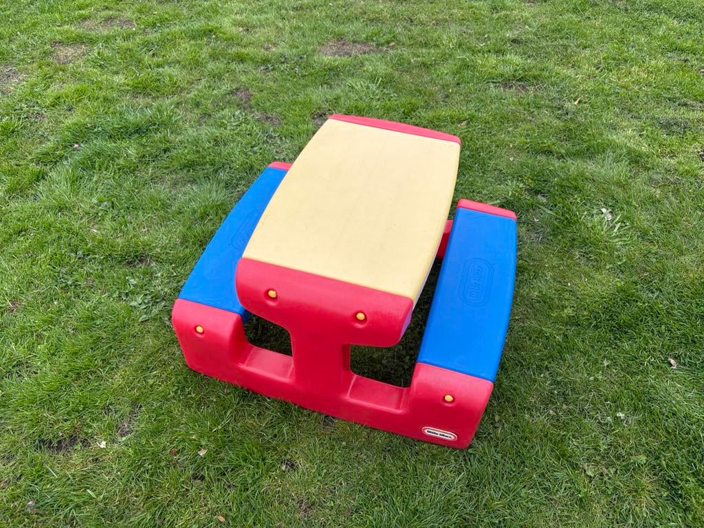 little tikes picknicktafel voor kinderen, Overige materialen, Zo goed als nieuw, Rechthoekig, Ophalen