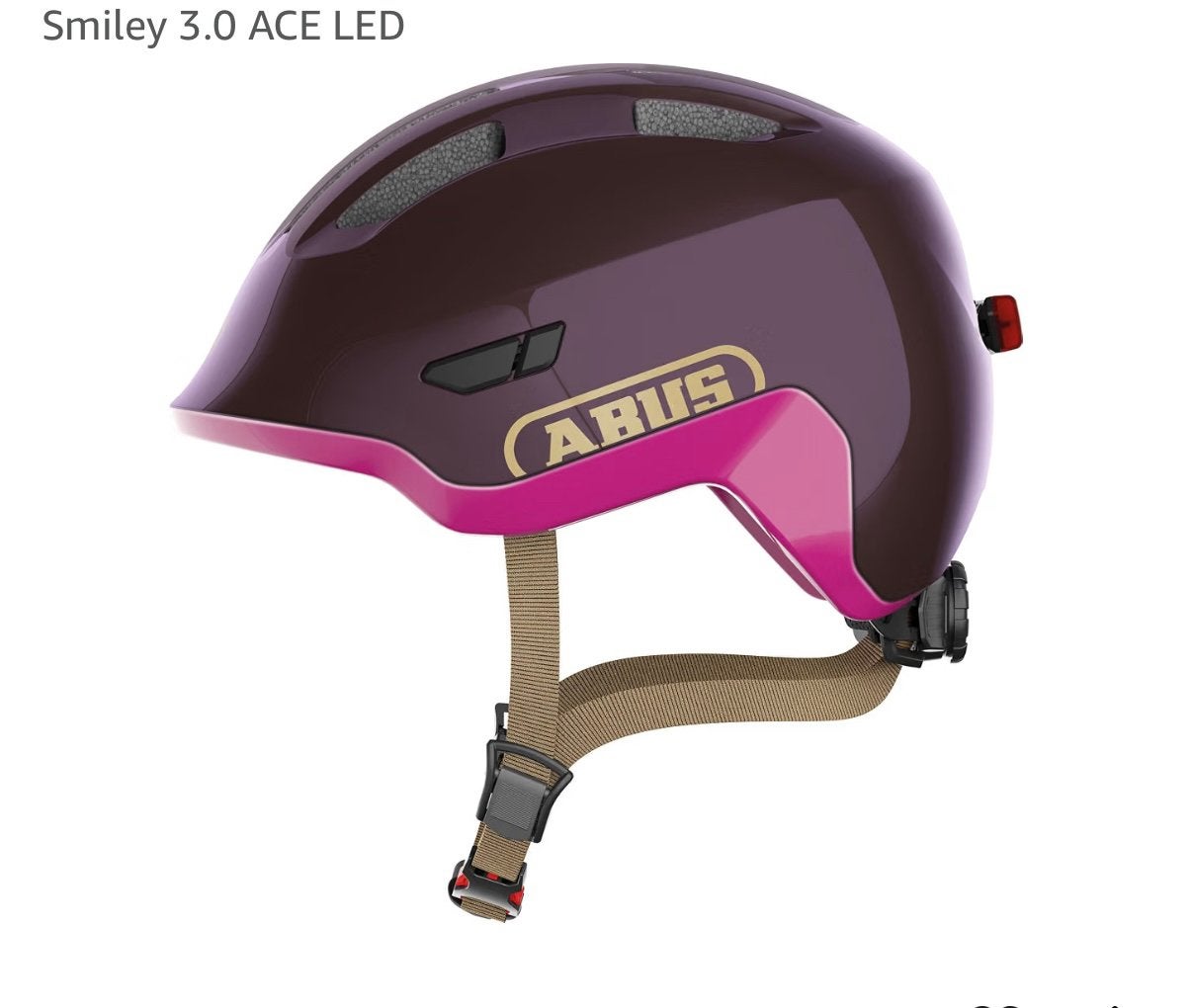 Nieuw: Abus SMILEY 3.0 ACE LED helm, Ophalen of Verzenden, Nieuw, S