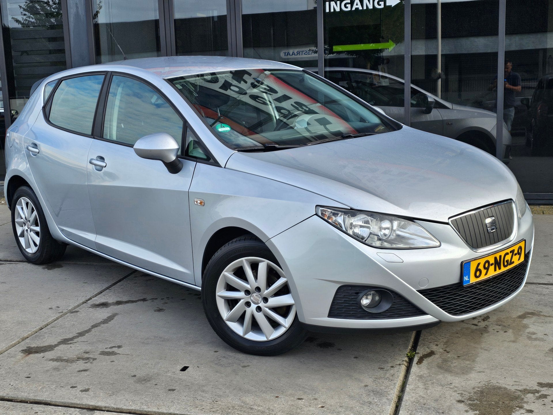 Seat Ibiza 1.2 TDI Reference Ecomotive - Clima - Leer - Crui, Auto's, Euro 5, Gebruikt, Zwart, 1199 cc