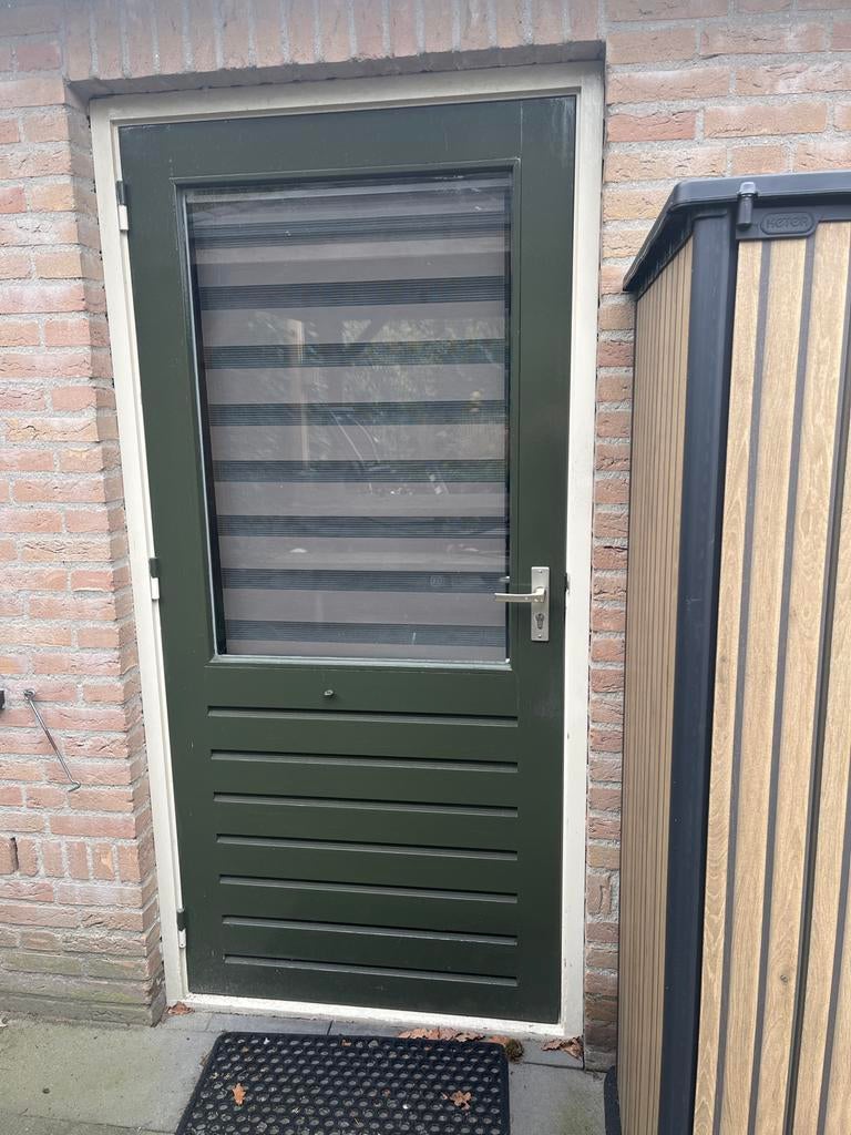 Achterdeur inclusief kozijn - Afmeting 210x103cm, Doe-het-zelf en Verbouw, Deuren en Horren, 100 tot 120 cm, Gebruikt, Ophalen of Verzenden