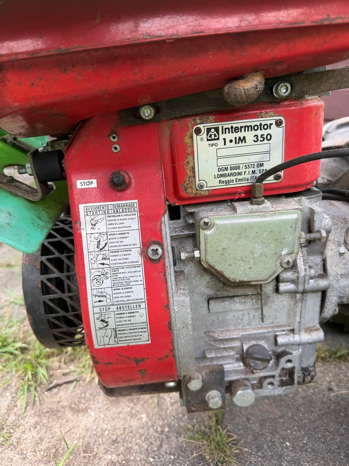 Tuinfrees Ferrari, Ophalen, Gebruikt, Benzinemotor, 1800 rpm of meer